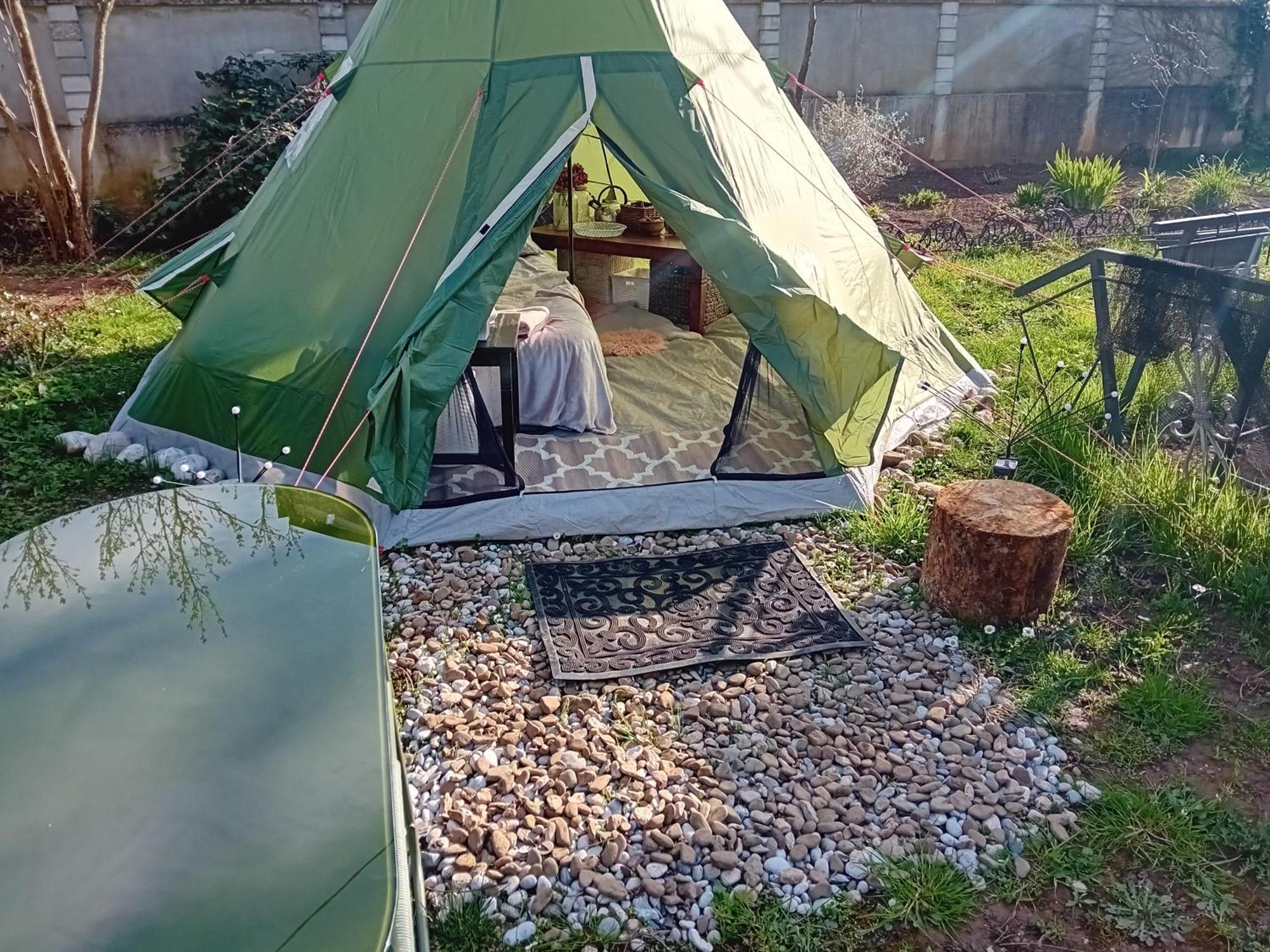 Indian Tent Tipi In Shared Lot And Shared Bathroom Mrse Екстер'єр фото
